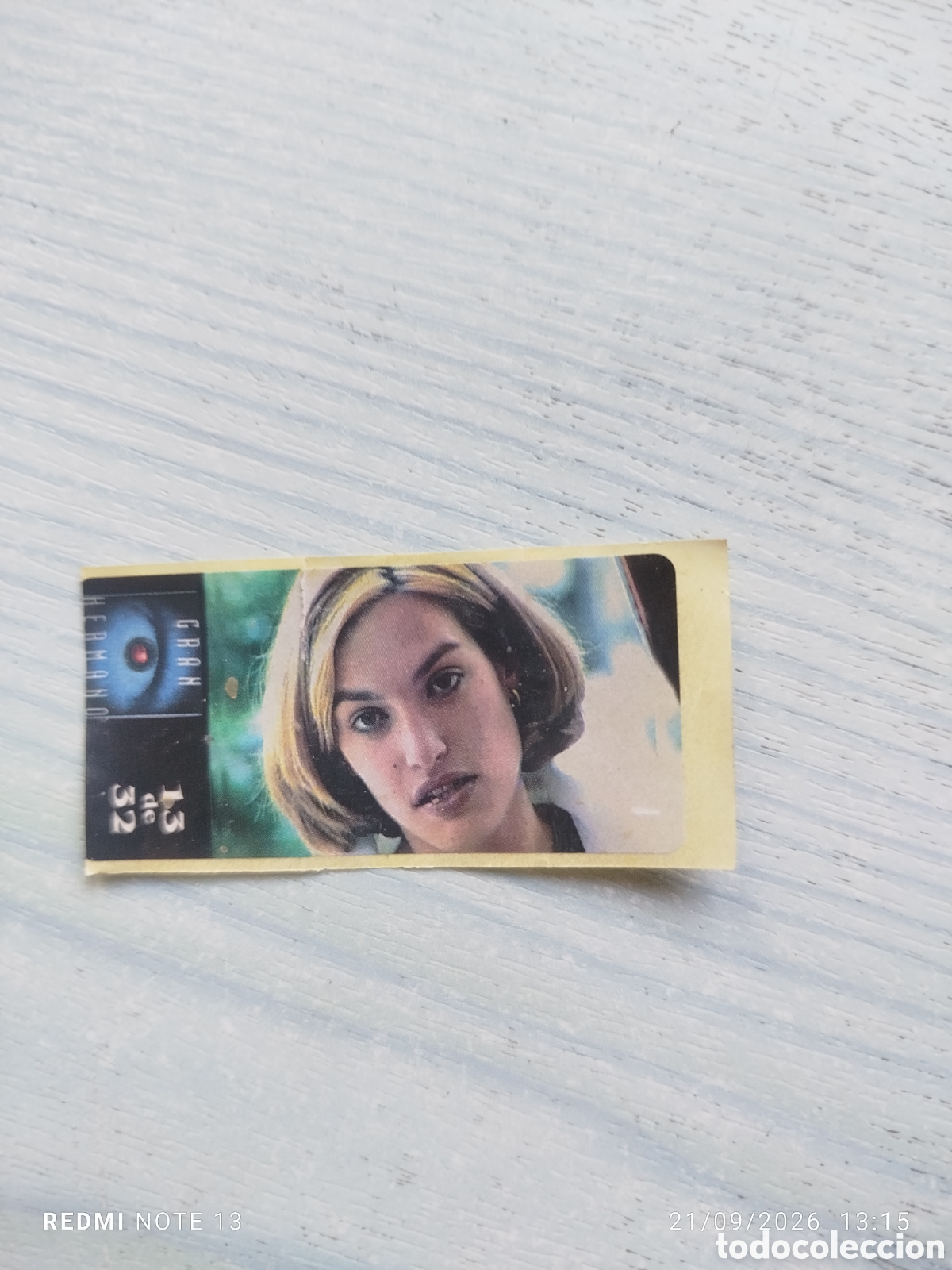 Coleccionismo cromos antiguos: Cromo chicle gran hermano n.13