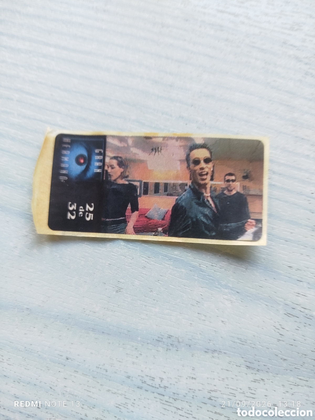 Coleccionismo cromos antiguos: Cromo chicle gran hermano n.25
