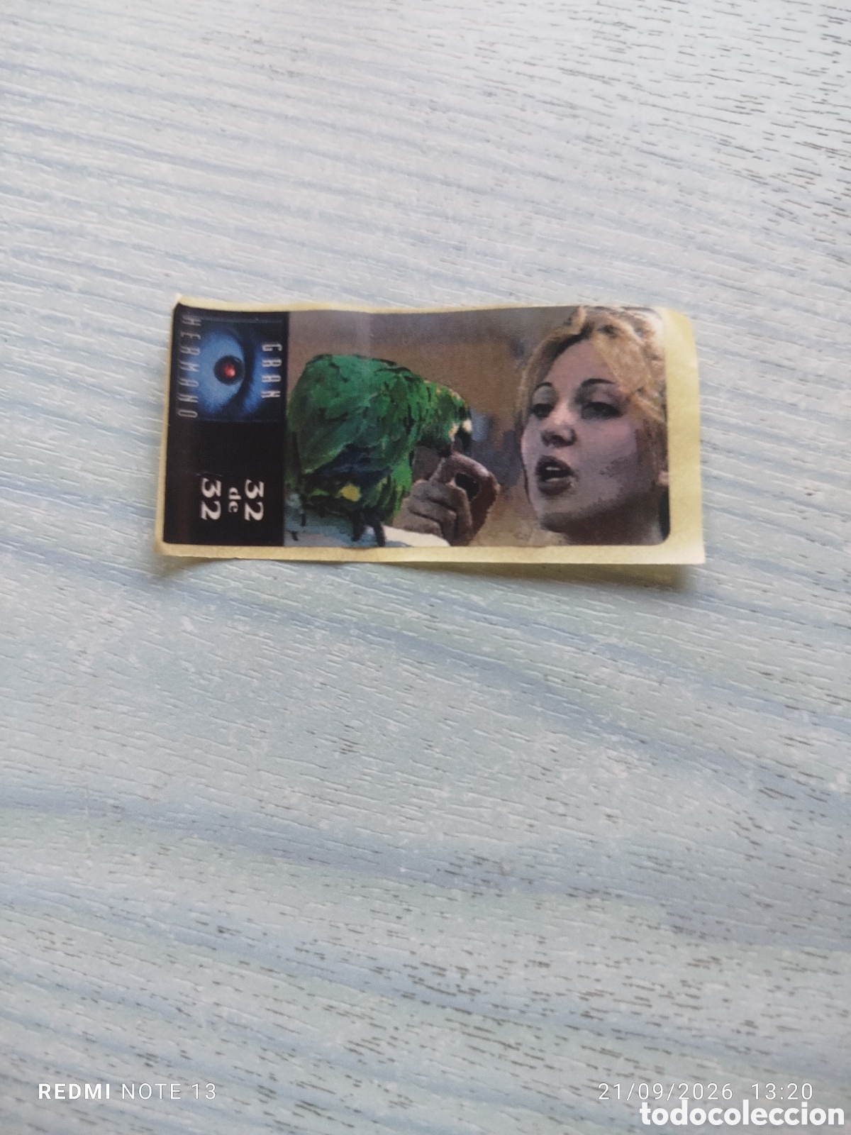 Coleccionismo cromos antiguos: Cromo chicle gran hermano n.32
