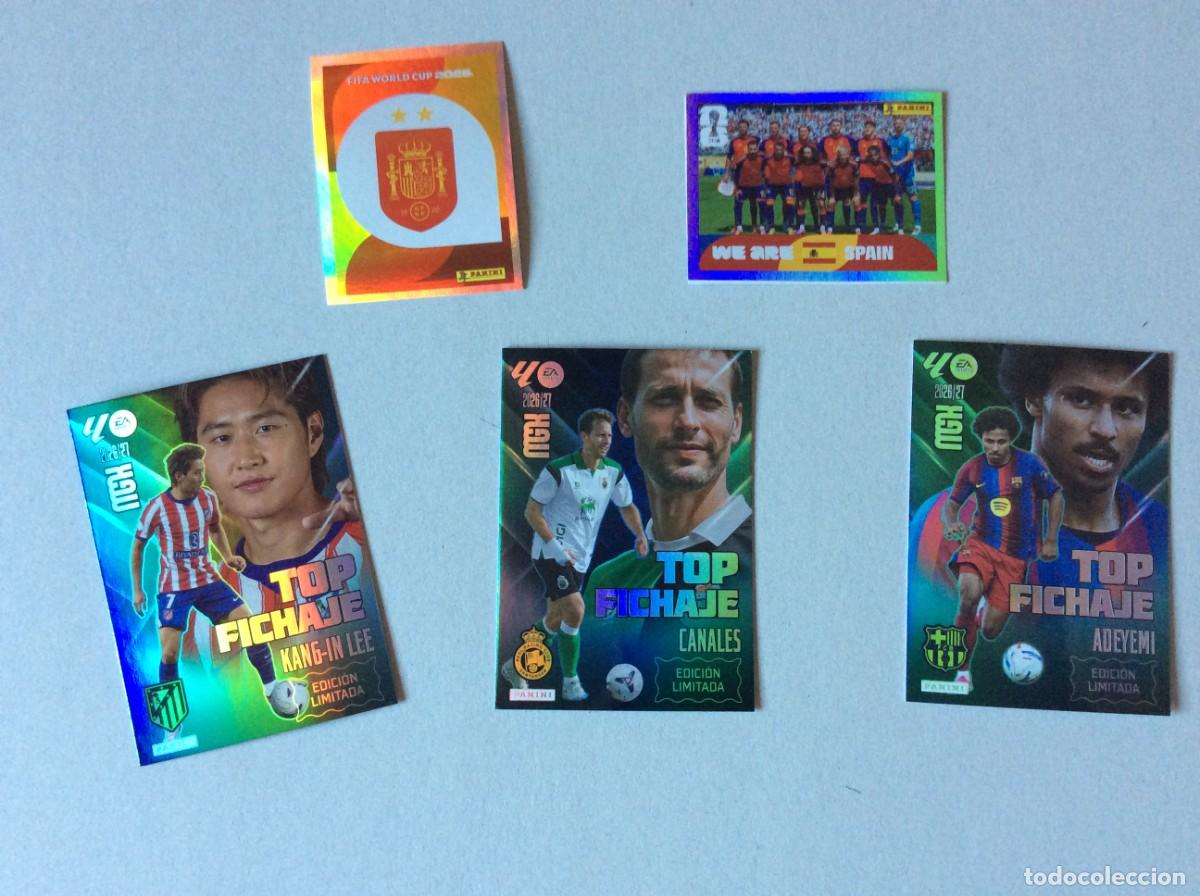 Coleccionismo cromos antiguos: MGK EDICION TRES EDICI&Oacute;NES LIMITADAS -ADEYEMI -CANALES-KANG-IN LEE 2026-2027/26-27 PANINI