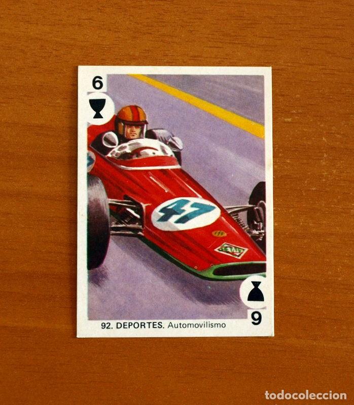 Coleccionismo cromos antiguos: Juegos de Familia - N&ordm; 92 Deportes. Automovilismo - Editorial Maga A&ntilde;o 1978 - Nunca pegado