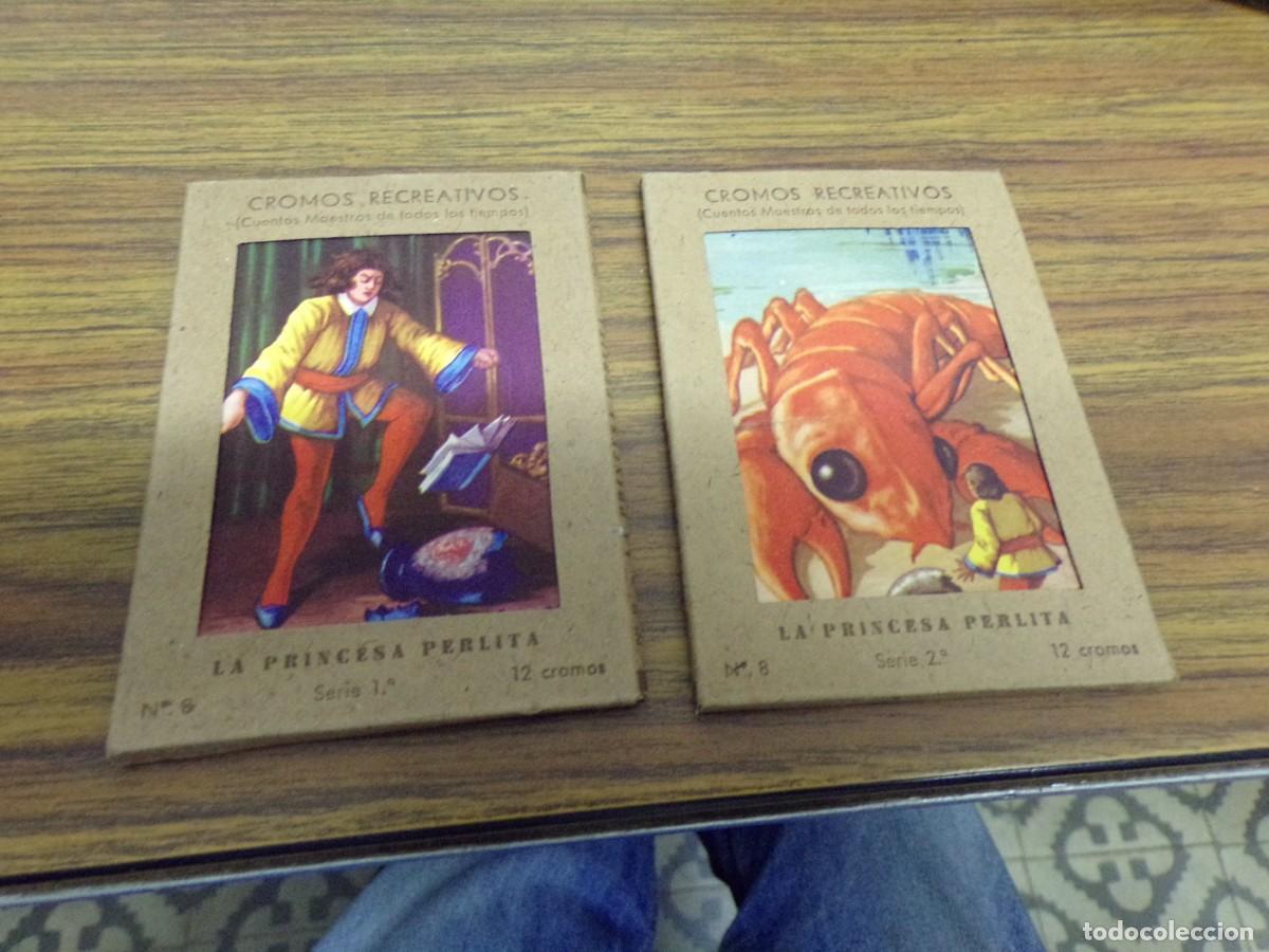 Coleccionismo cromos antiguos: cromos recreativos barsal la princesa perlita serie 1,2 24 cromos