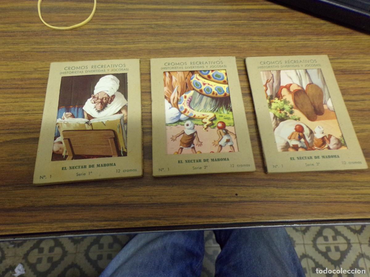 Sammeln alte Sammelbilder: cromos recreativos barsal numero 1 el nectar de mahoma serie 1,2,3 36 cromos
