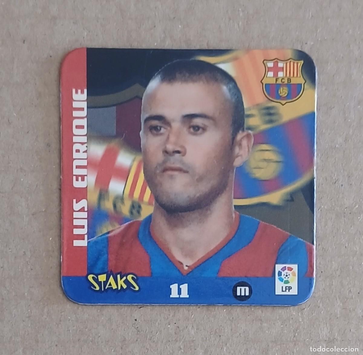 Coleccionismo cromos antiguos: STAK n&ordm; 11 LUIS ENRIQUE BARCELONA LIGA 2003-2004 LA RAZ&Oacute;N DE PANINI.