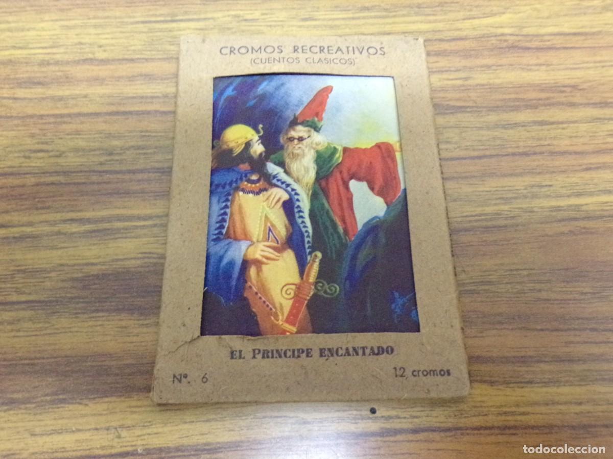 Coleccionismo cromos antiguos: cromos recreativos barsal el principe encantado numero 6 12 cromos