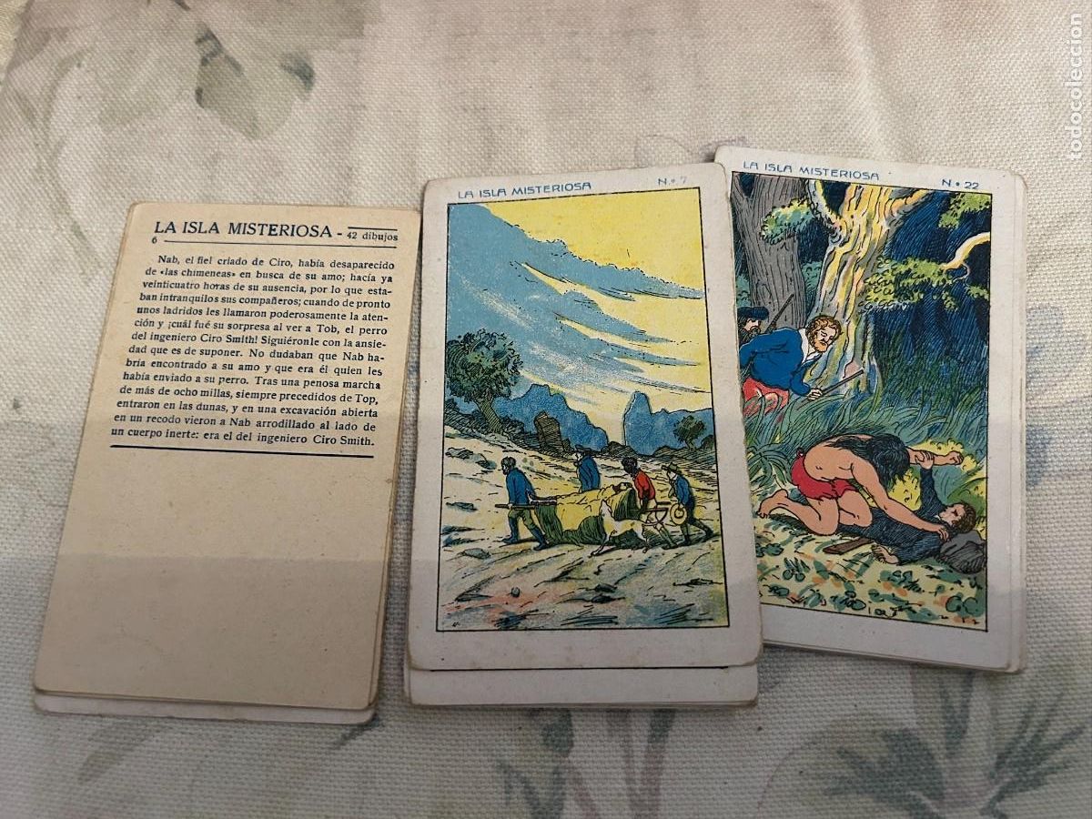Coleccionismo cromos antiguos: LA ISLA MISTERIOSA 21 CROMOS NUEVOS SE VENDEN SUELTOS