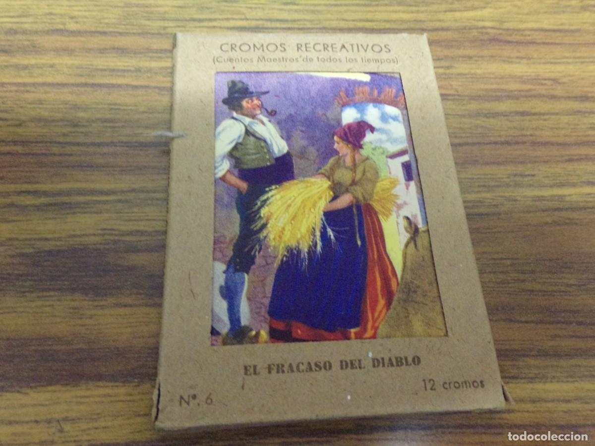 Coleccionismo cromos antiguos: cromos recreativos barsal el fracaso del diablo 12 cromos