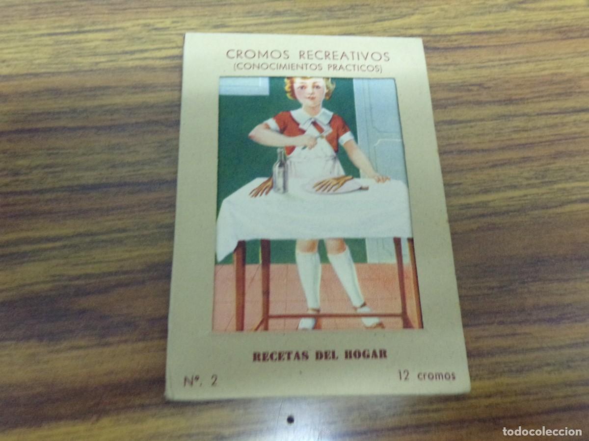 Coleccionismo cromos antiguos: cromos recreativos barsal recetas del hogar 12 cromos