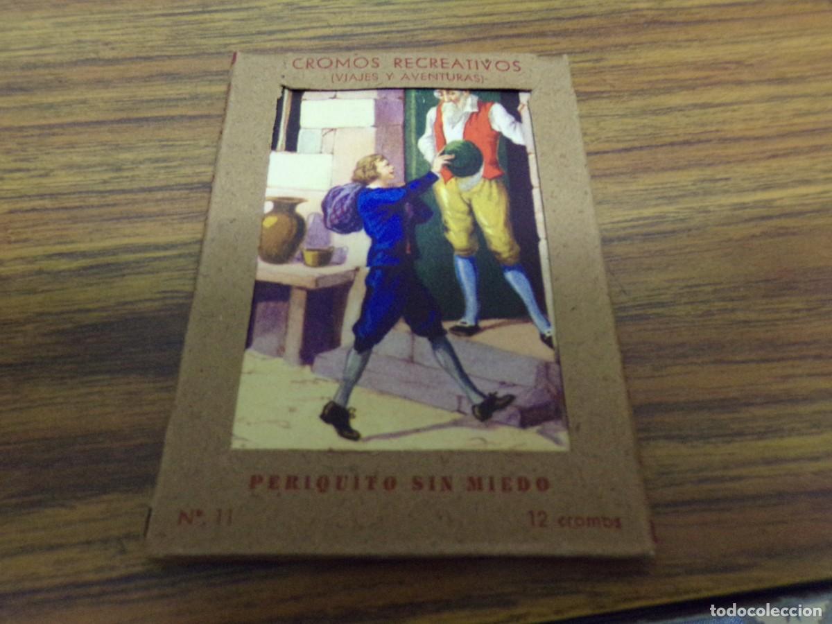 Coleccionismo cromos antiguos: cromos recreativos barsal periquito sin miedo 12 cromos