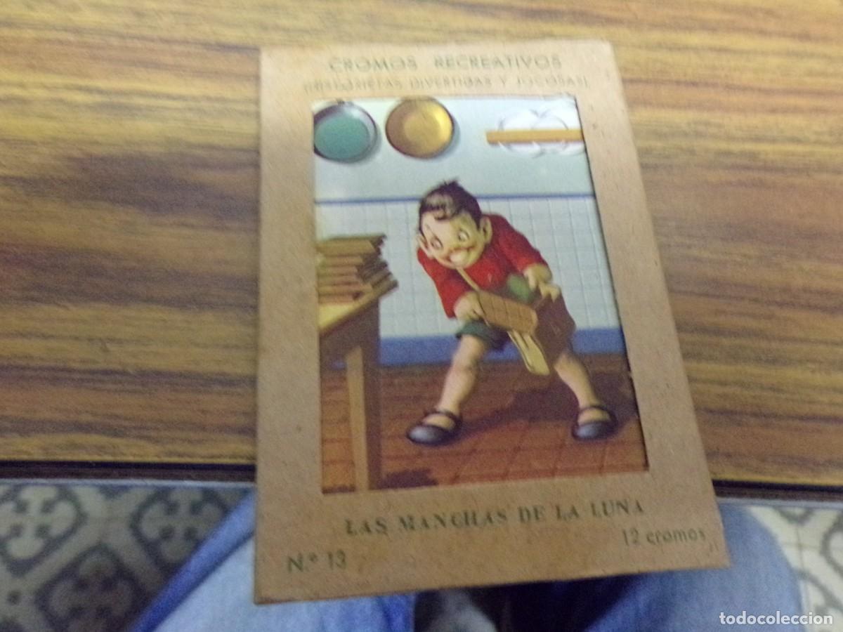 Coleccionismo cromos antiguos: cromos recreativos barsal las manchas de la luna 12 cromos