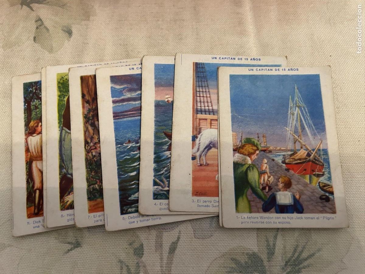 Colecionismo Cromos antigos: UN CAPITAN DE 15 A&Ntilde;OS GALLETAS SOLSONA 1-2-3-4-5-7-8-10 11 Y 12 SE VENDEN SUELTOS