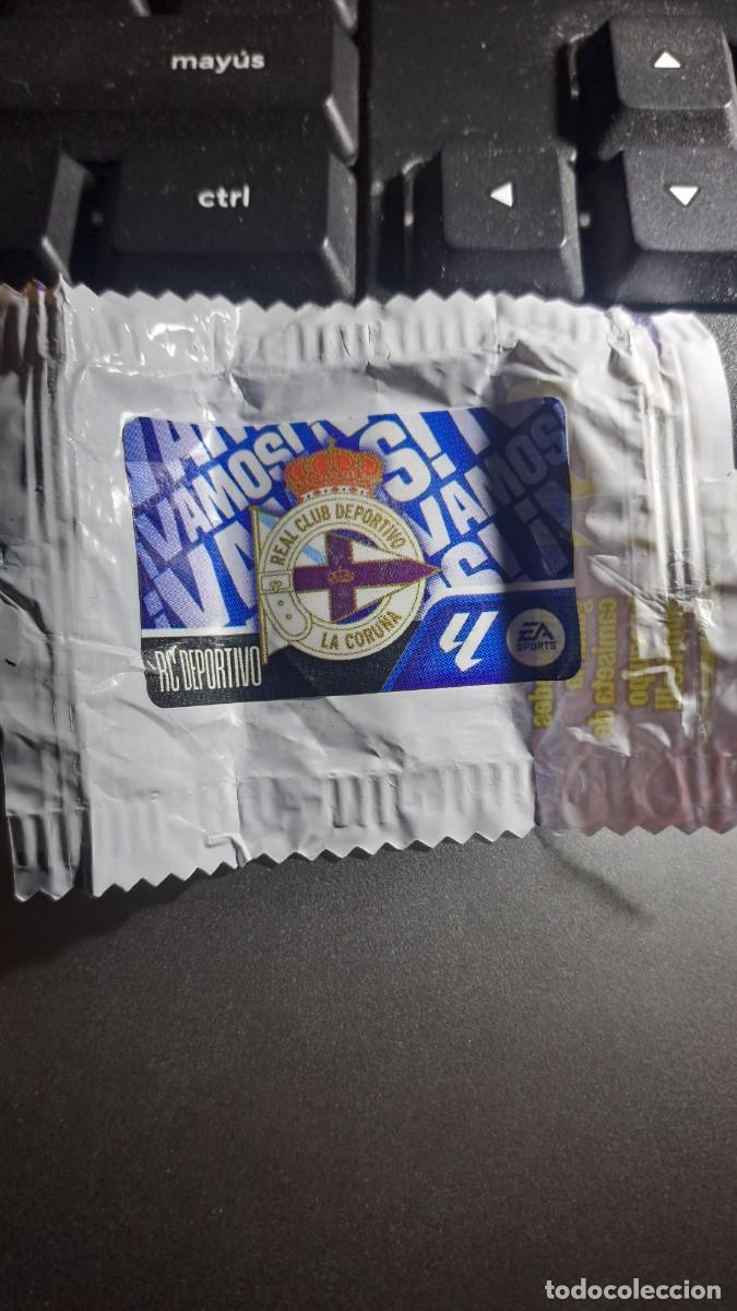 Coleccionismo cromos antiguos: CROMO ESCUDO DEPORTIVO DE LA CORU&Ntilde;A CHICLE LIGA 2026 2027 26 27 ESTE PANINI NUNCA PEGADO