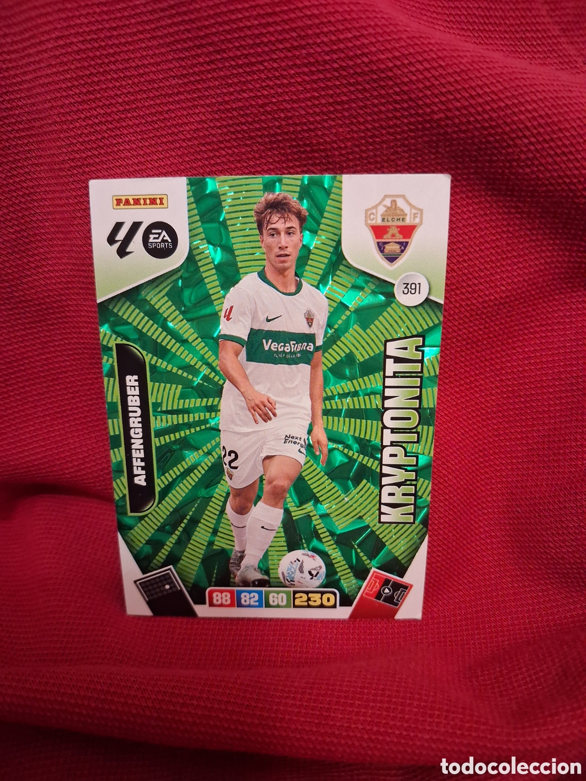 Coleccionismo cromos antiguos: Adrenalyn 25/26 - Affengruber - N&deg; 391 - Elche ( Kryptonita )