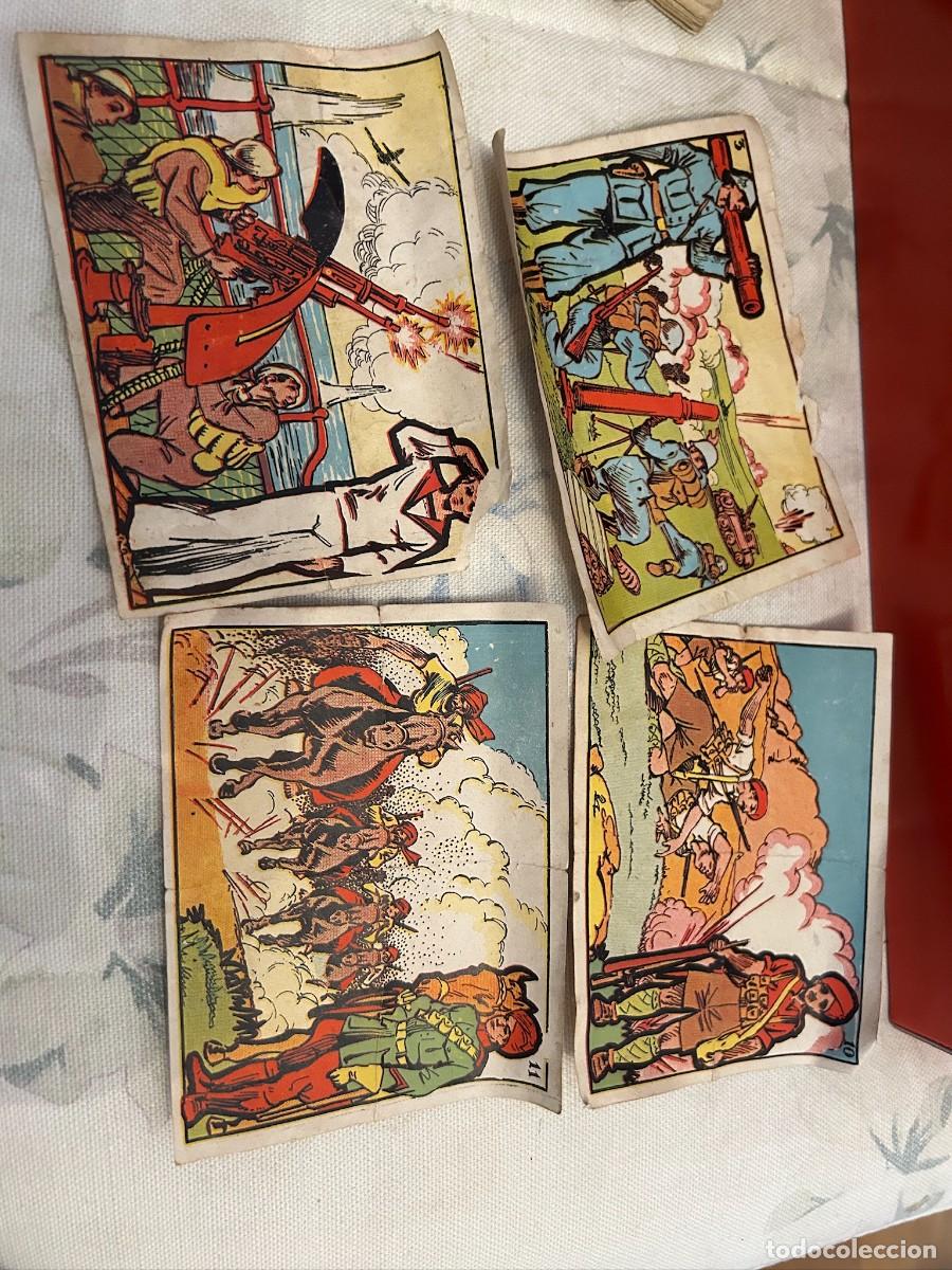 Coleccionismo cromos antiguos: cromos cultura grandes de guerra 4 cromos se venden sueltos