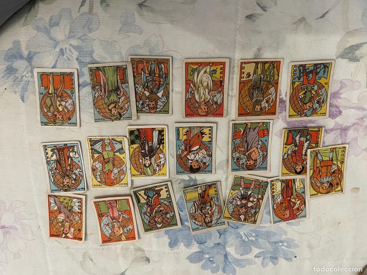 Coleccionismo cromos antiguos: cromos cultura a&ntilde;os 40 vestidos difeentes epocas y paises 19 diferentes