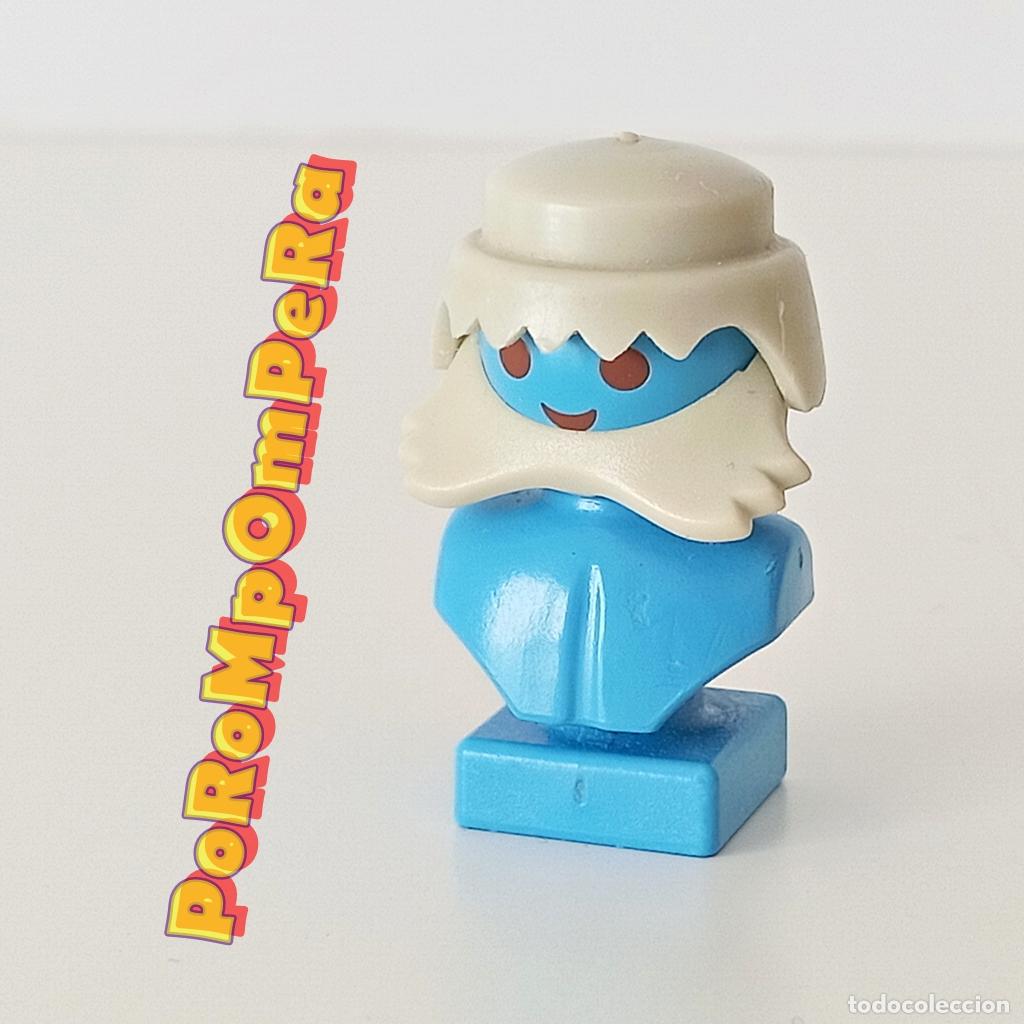 Coleccionismo cromos antiguos: PLAYMOBIL barba bigotes gris + peluca CUSTOM/COMPLETAR caballero victoriano canoso 3099 O3