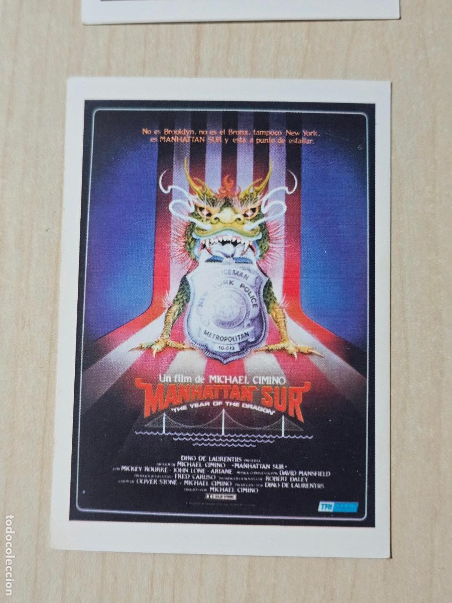 Coleccionismo cromos antiguos: HISTORIA DE TUS PEL&Iacute;CULAS CROMO N&ordm; 6 MANHATTAN SUR
