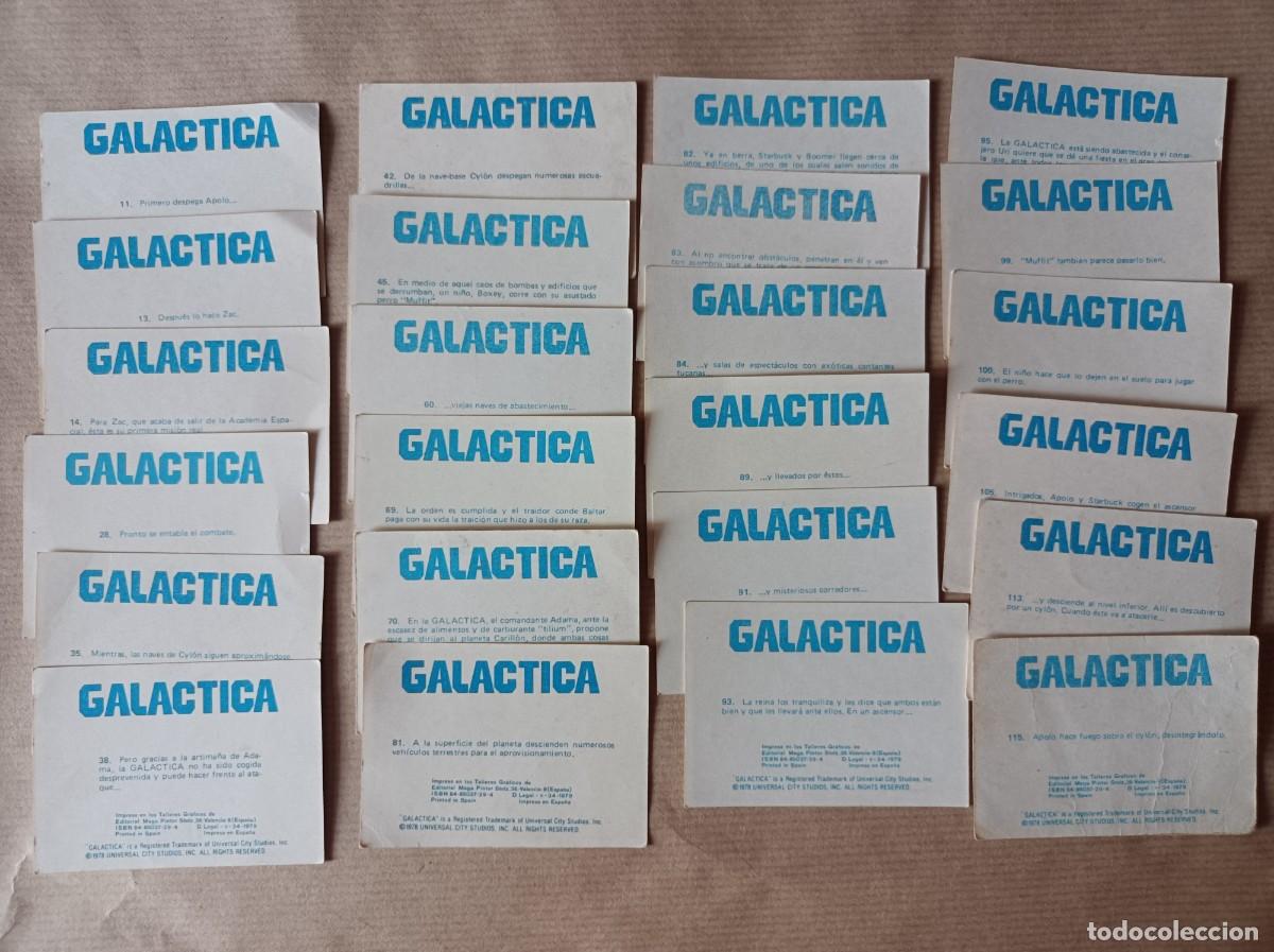 Coleccionismo cromos antiguos: 54 CROMOS DIFERENTES GAL&Aacute;CTICA - Foto 2