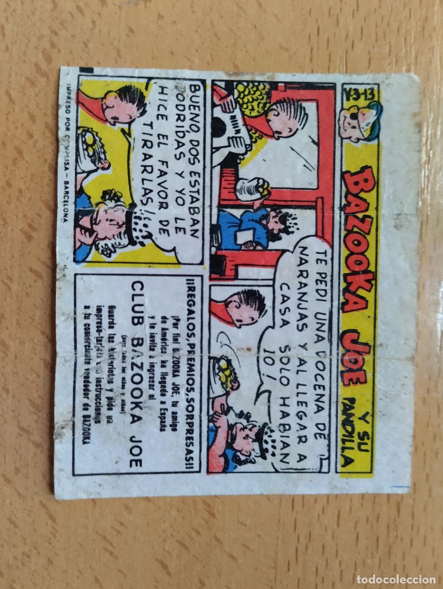 Coleccionismo cromos antiguos: CROMO CHICLE CHICLES BAZOOKA CLUB BAZOKA JOE Y SU PANDILLA. HISTORIETA.