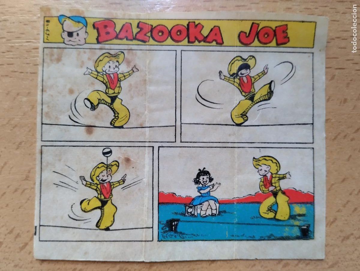 Coleccionismo cromos antiguos: CROMO CHICLE CHICLES BAZOOKA CLUB BAZOKA JOE. HISTORIETA.