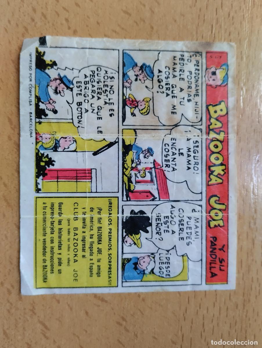Coleccionismo cromos antiguos: CROMO CHICLE CHICLES BAZOOKA CLUB BAZOKA JOE Y SU PANDILLA. HISTORIETA.