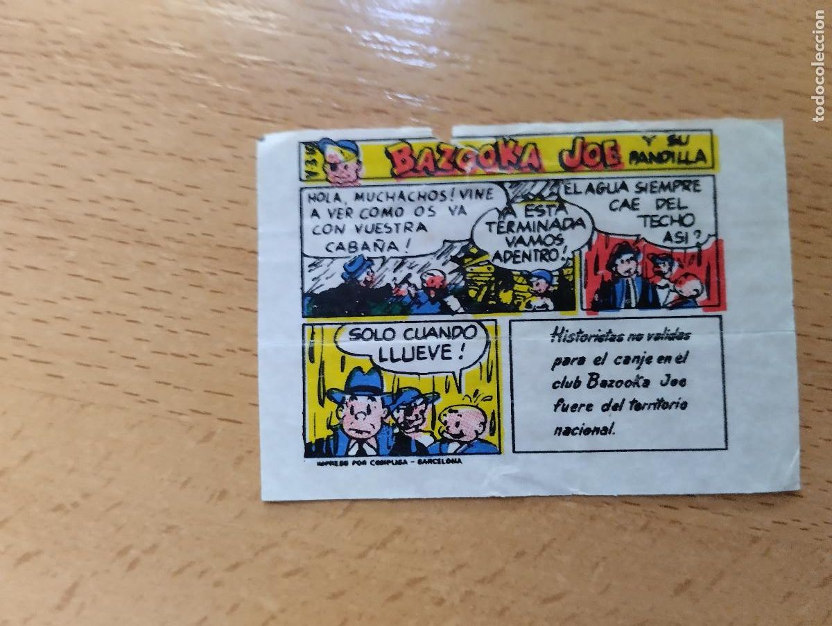 Coleccionismo cromos antiguos: CROMO CHICLE CHICLES BAZOOKA CLUB BAZOKA JOE Y SU PANDILLA. HISTORIETA.