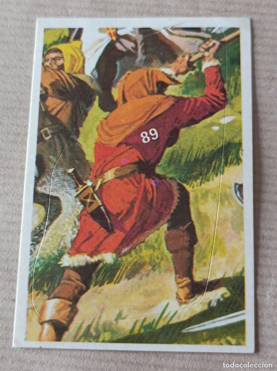 Coleccionismo cromos antiguos: Cromo N&ordm; 89 BATALLAS HIST&Oacute;RICAS EDITORIAL COX SIN PEGAR COMPATIBLE CON DIFUSURA DE CULTURAS