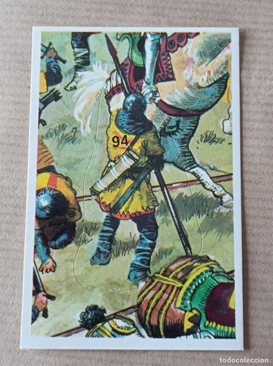 Coleccionismo cromos antiguos: Cromo N&ordm; 94 BATALLAS HIST&Oacute;RICAS EDITORIAL COX SIN PEGAR COMPATIBLE CON DIFUSURA DE CULTURAS