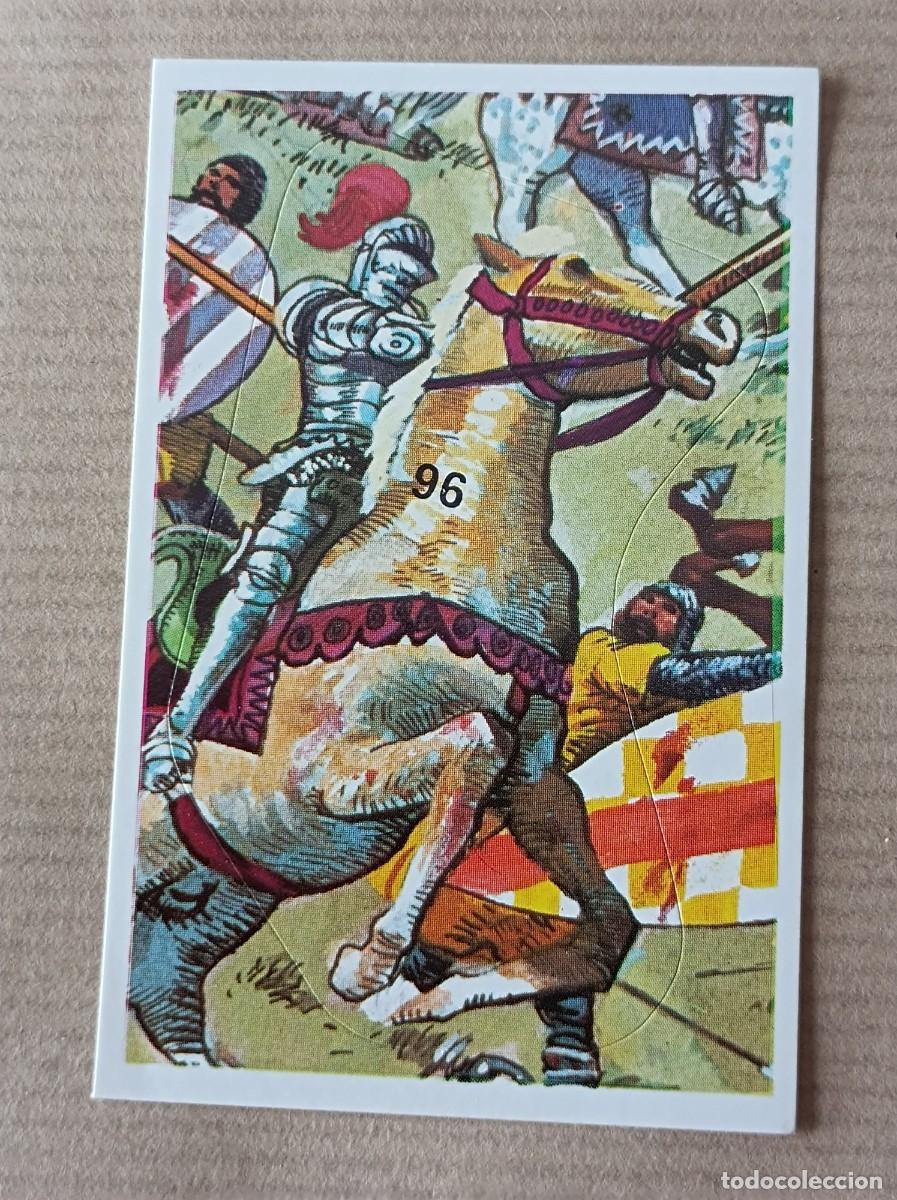 Coleccionismo cromos antiguos: Cromo N&ordm; 96 BATALLAS HIST&Oacute;RICAS EDITORIAL COX SIN PEGAR COMPATIBLE CON DIFUSURA DE CULTURAS