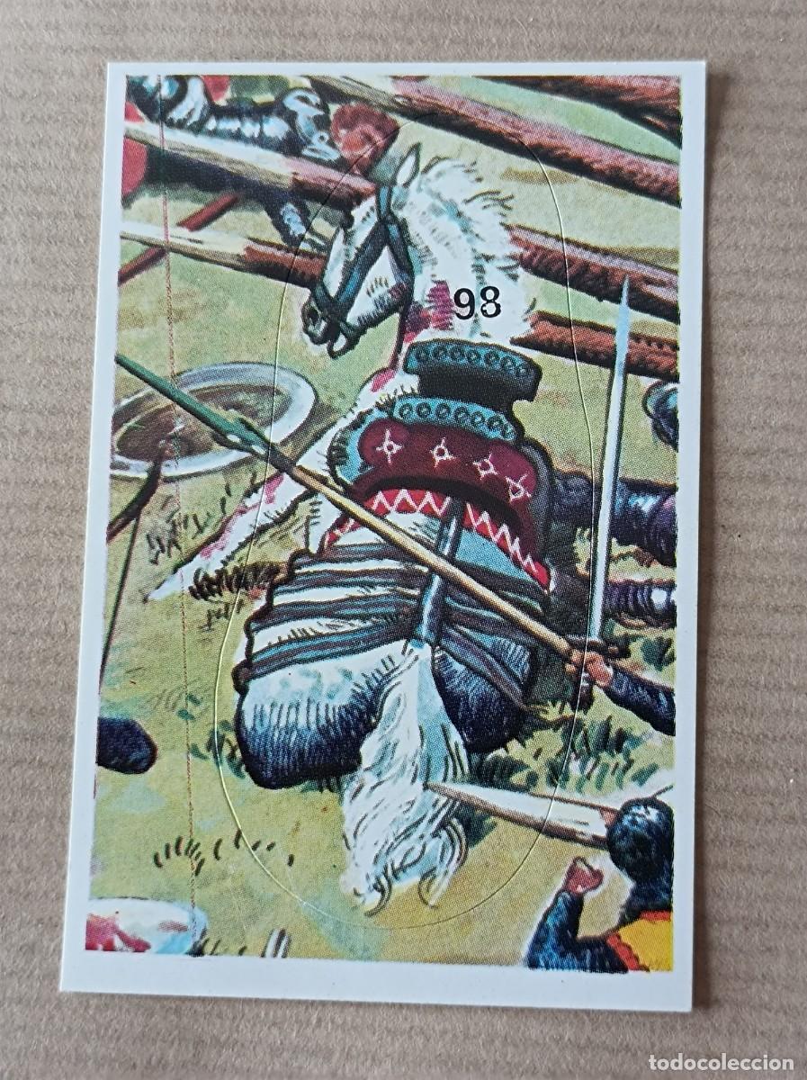 Coleccionismo cromos antiguos: Cromo N&ordm; 97 BATALLAS HIST&Oacute;RICAS EDITORIAL COX SIN PEGAR COMPATIBLE CON DIFUSURA DE CULTURAS