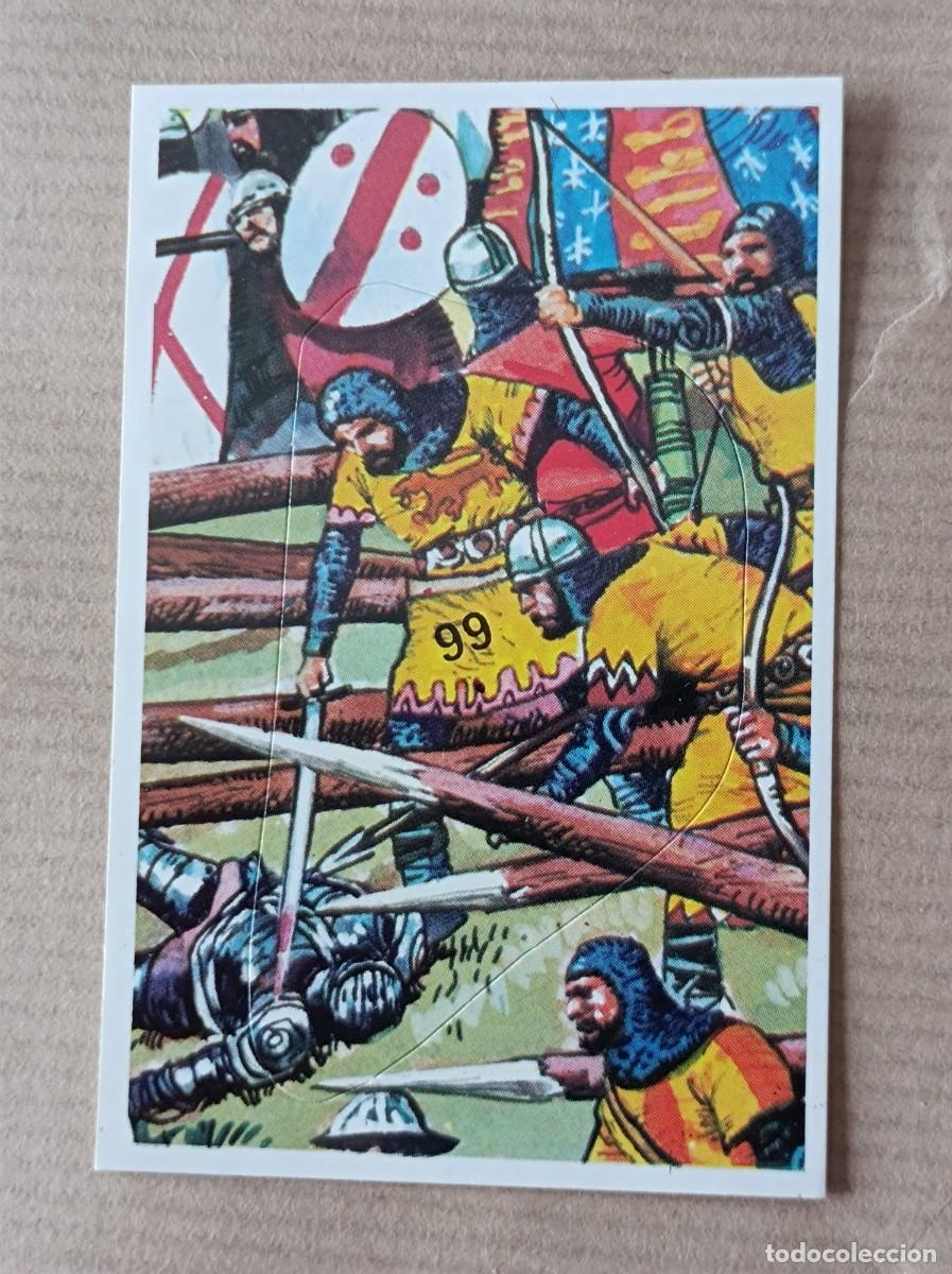 Coleccionismo cromos antiguos: Cromo N&ordm; 99 BATALLAS HIST&Oacute;RICAS EDITORIAL COX SIN PEGAR COMPATIBLE CON DIFUSURA DE CULTURAS