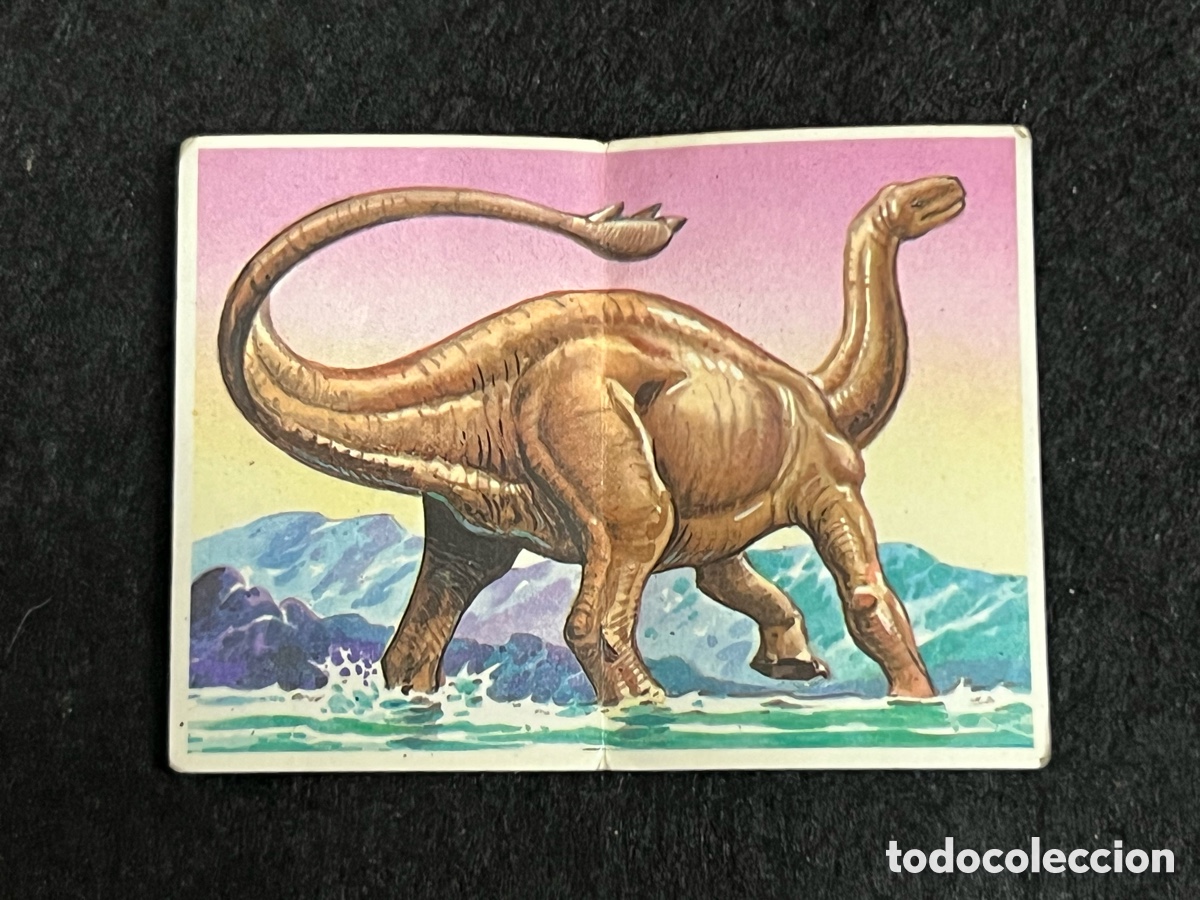 Coleccionismo cromos antiguos: CROMO BOLLYCAO LOS AUTENTICOS CROMOS DE LOS DINOSAURIOS SHUNOSAURUS N&Uacute;MERO 24
