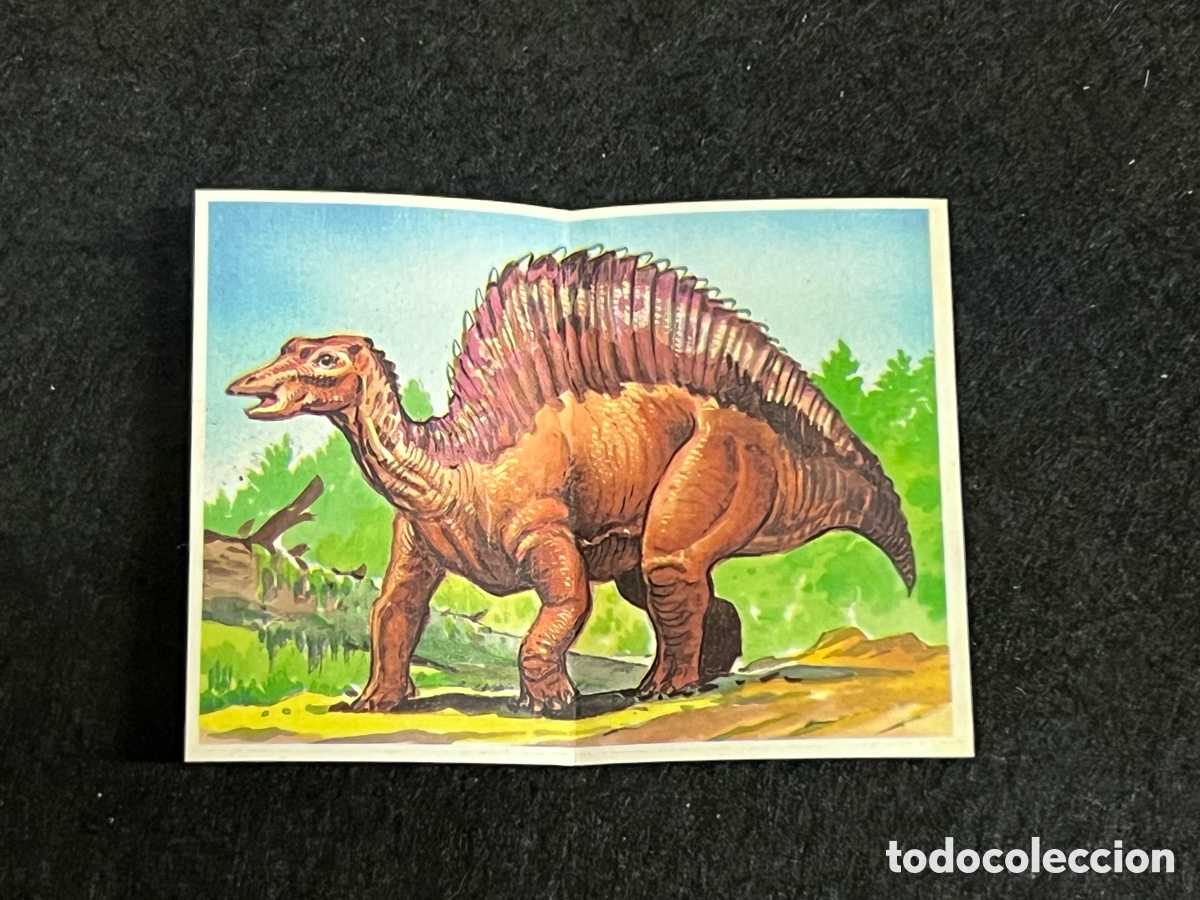 Coleccionismo cromos antiguos: CROMO BOLLYCAO LOS AUTENTICOS CROMOS DE LOS DINOSAURIOS OURANOSAURUS N&Uacute;MERO 60.
