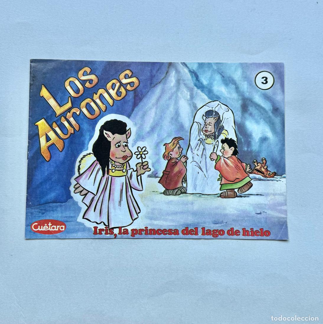 Coleccionismo cromos antiguos: Los aurones. N&uacute;mero 3. Iris, la princesa del lago de Hielo. Cu&eacute;tara - Tosta Rica. A&ntilde;o 1988
