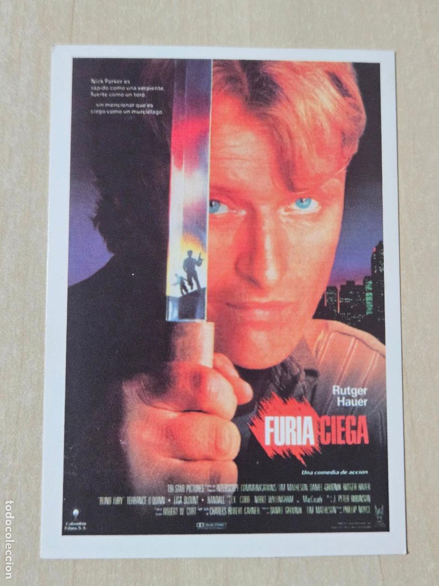 Coleccionismo cromos antiguos: HISTORIA DE TUS PEL&Iacute;CULAS CROMO N&ordm; 20 FURIA CIEGA