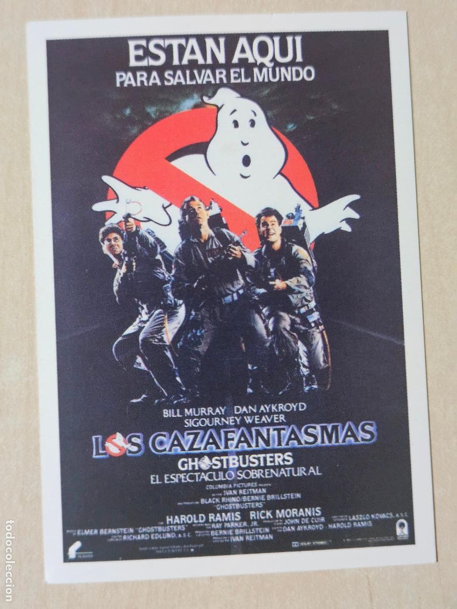 Coleccionismo cromos antiguos: HISTORIA DE TUS PEL&Iacute;CULAS CROMO N&ordm; 53 LOS CAZAFANTASMAS