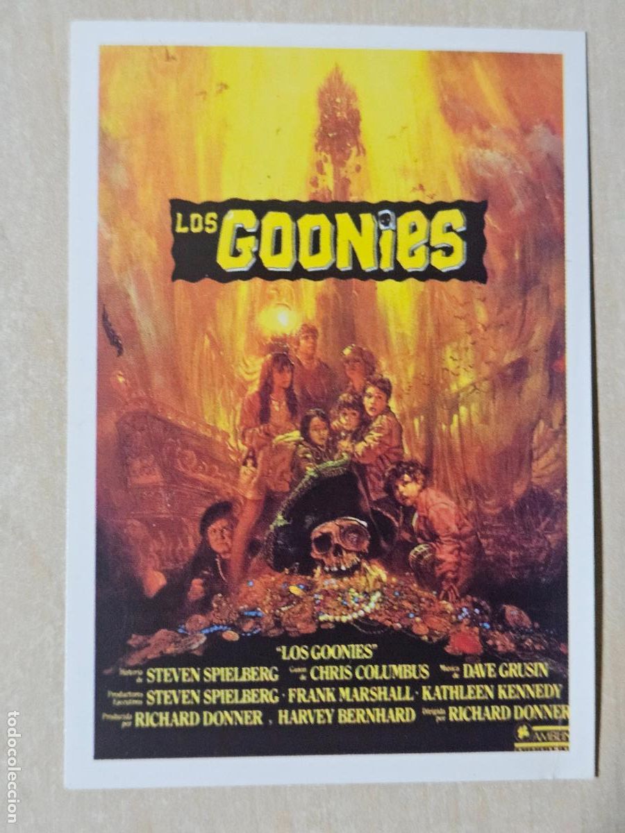 Coleccionismo cromos antiguos: HISTORIA DE TUS PEL&Iacute;CULAS CROMO N&ordm; 55 LOS GOONIES