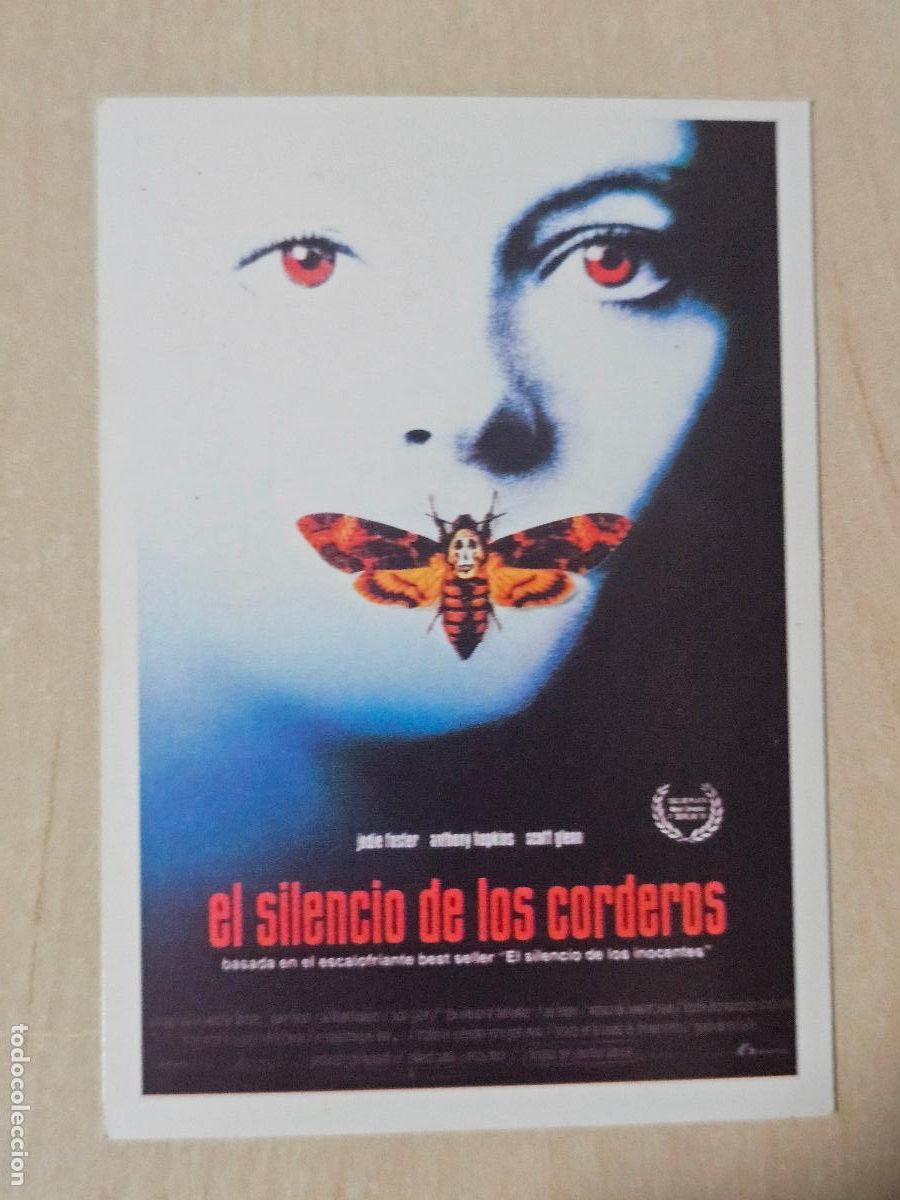 Coleccionismo cromos antiguos: HISTORIA DE TUS PEL&Iacute;CULAS CROMO N&ordm; 119 EL SILENCIO DE LOS CORDEROS