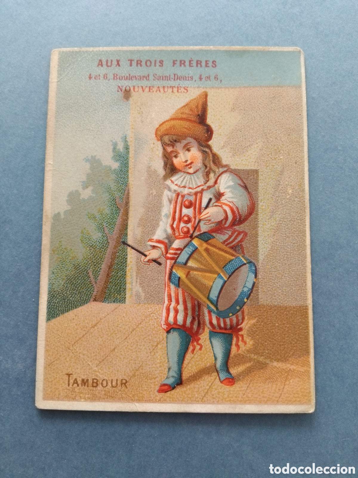 Coleccionismo cromos antiguos: Cromo propaganda Aux Trois Freres