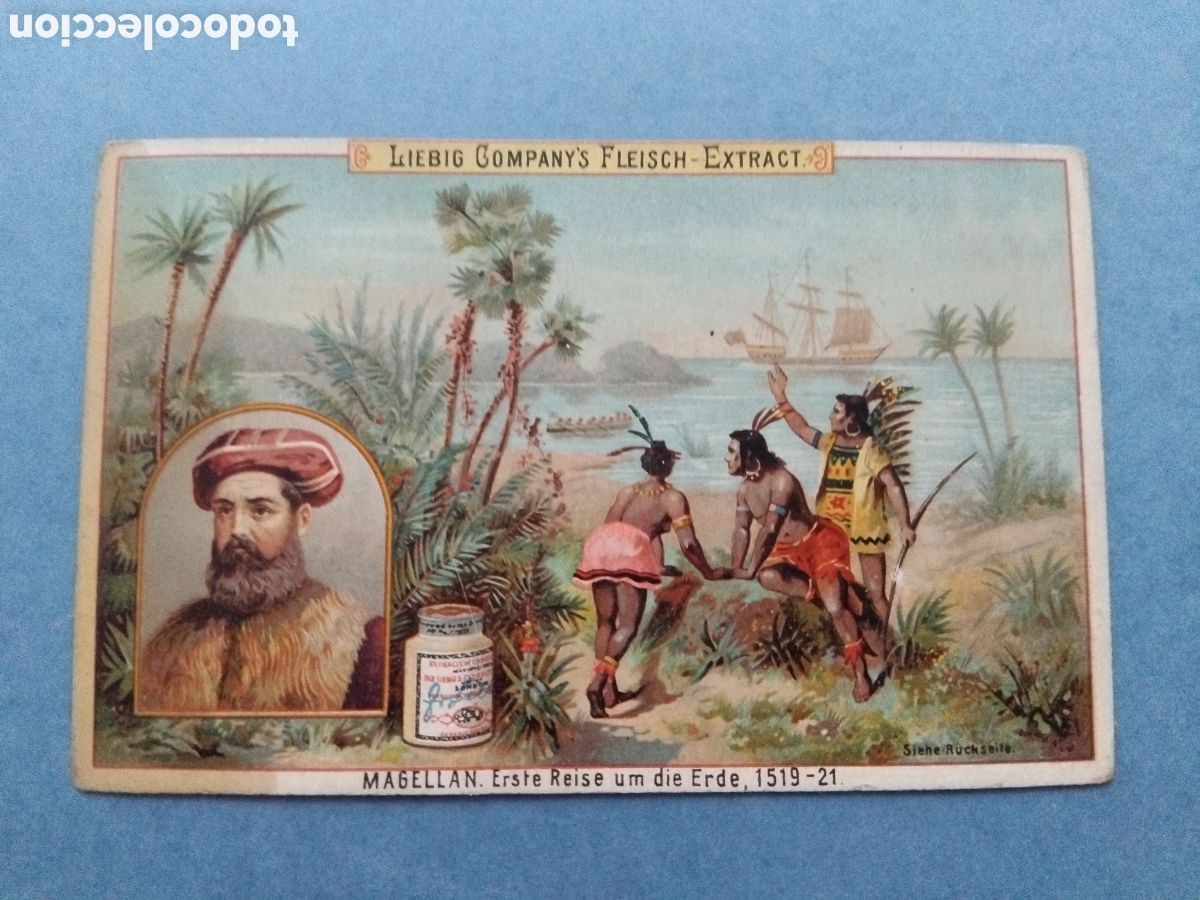 Coleccionismo cromos antiguos: Cromo propaganda Liebig - Foto 1
