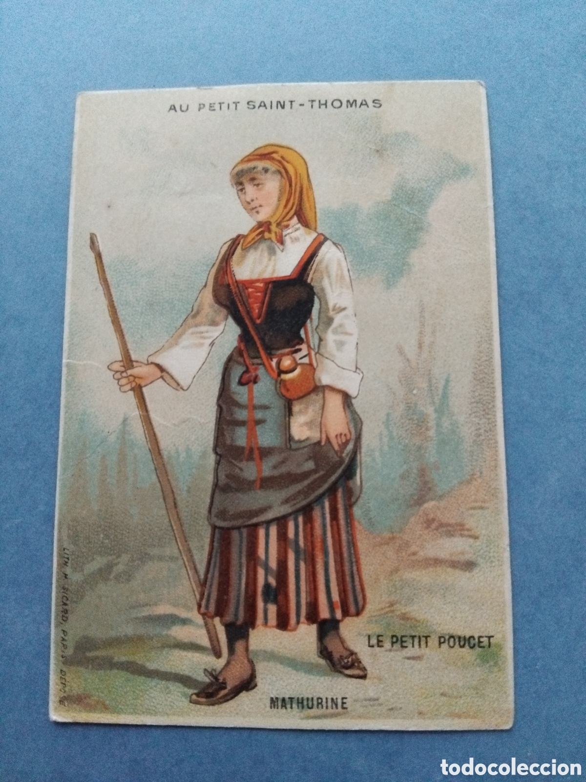 Coleccionismo cromos antiguos: Cromo propaganda Petit Saint-Thomas - Foto 1