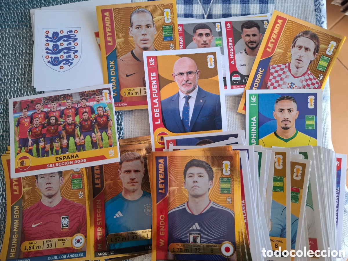 Collectionnisme Cartes &agrave; collectionner anciennes: Lote 173 cromos sin repetir edici&oacute;n 3 reyes mundial 2026