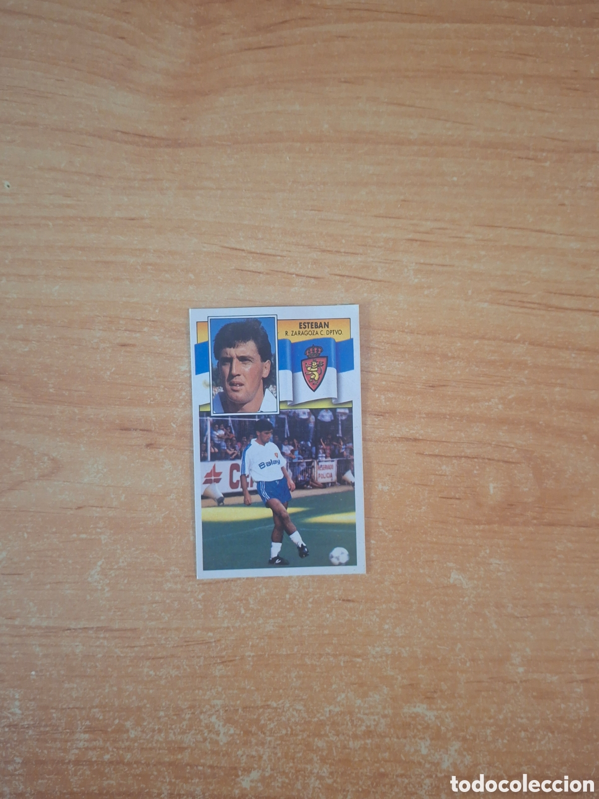 Collectable Antique Stickers: Este 90 91 esteban Zaragoza 11 fichaje despegado ver fotos