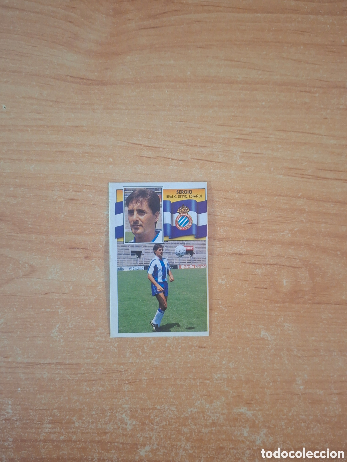 Collectable Antique Stickers: Este 90 91 sergio espa&ntilde;ol 17 fichaje despegado ver fotos