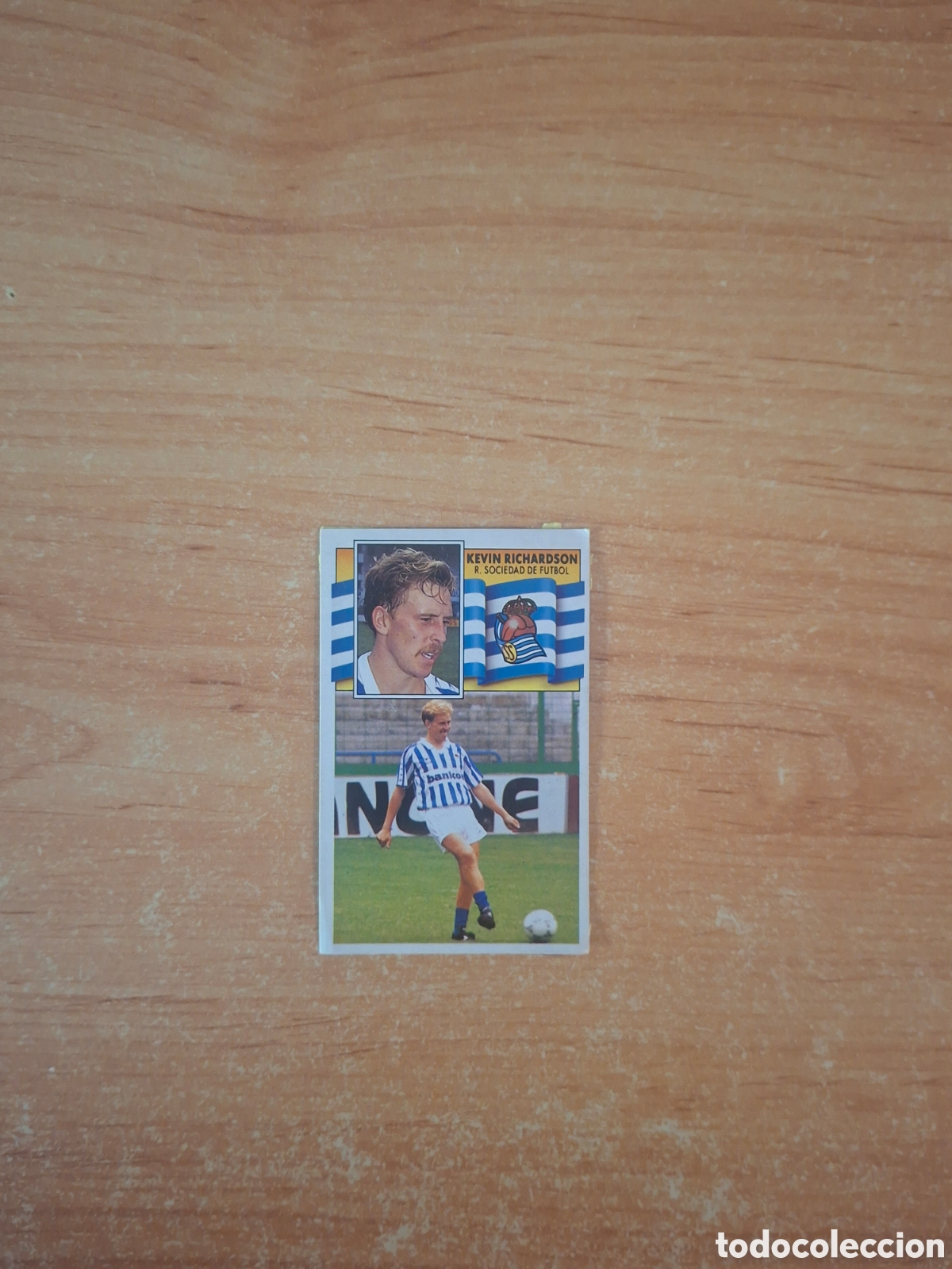 Colecionismo Cromos antigos: Este 90 91 richardson real sociedad 30 fichaje despegado ver fotos