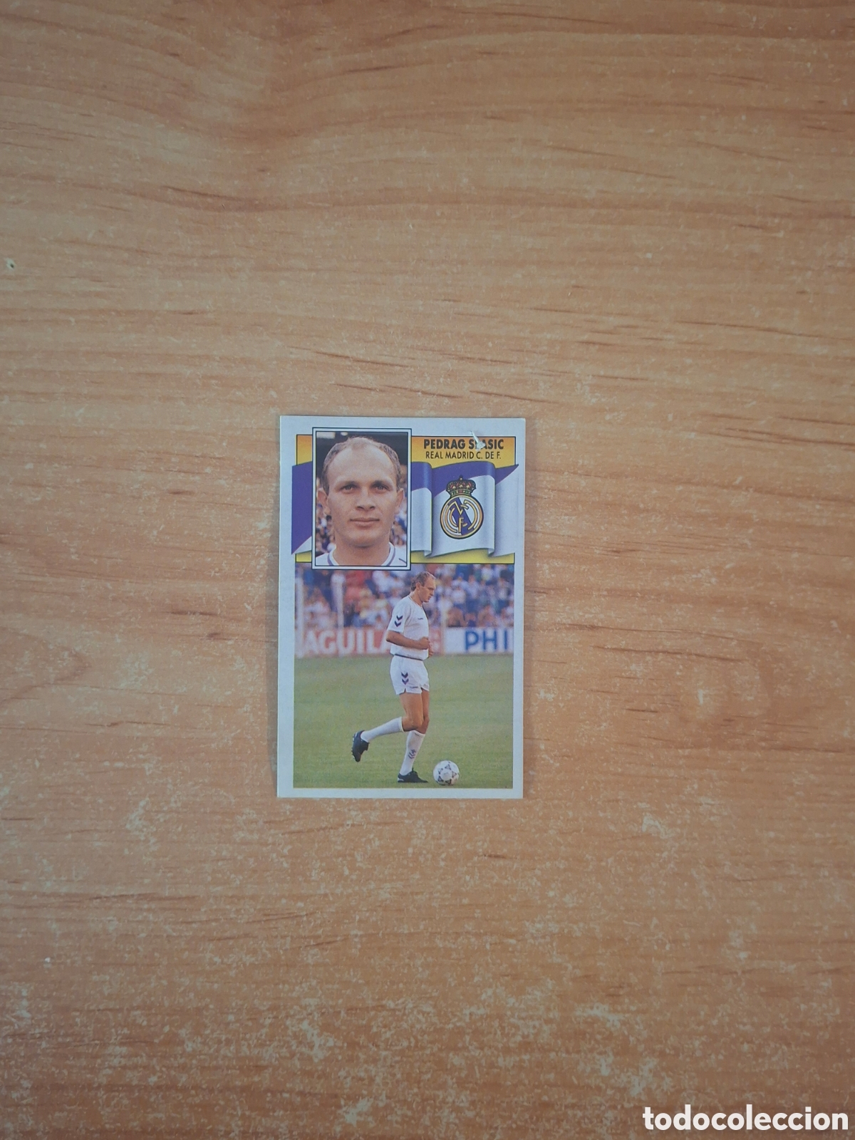 Colecionismo Cromos antigos: Este 90 91 spacic Madrid 33 fichaje despegado ver fotos