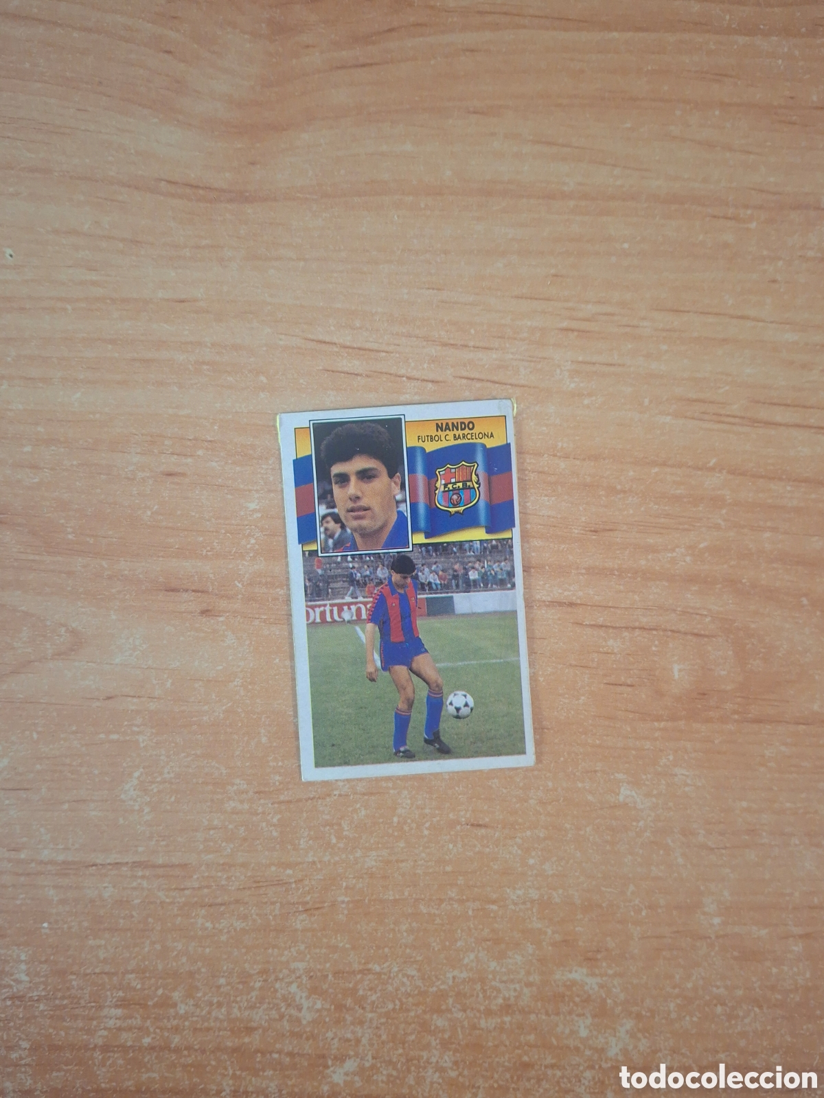 Colecionismo Cromos antigos: Este 90 91 nando Barcelona 34 fichaje despegado ver fotos
