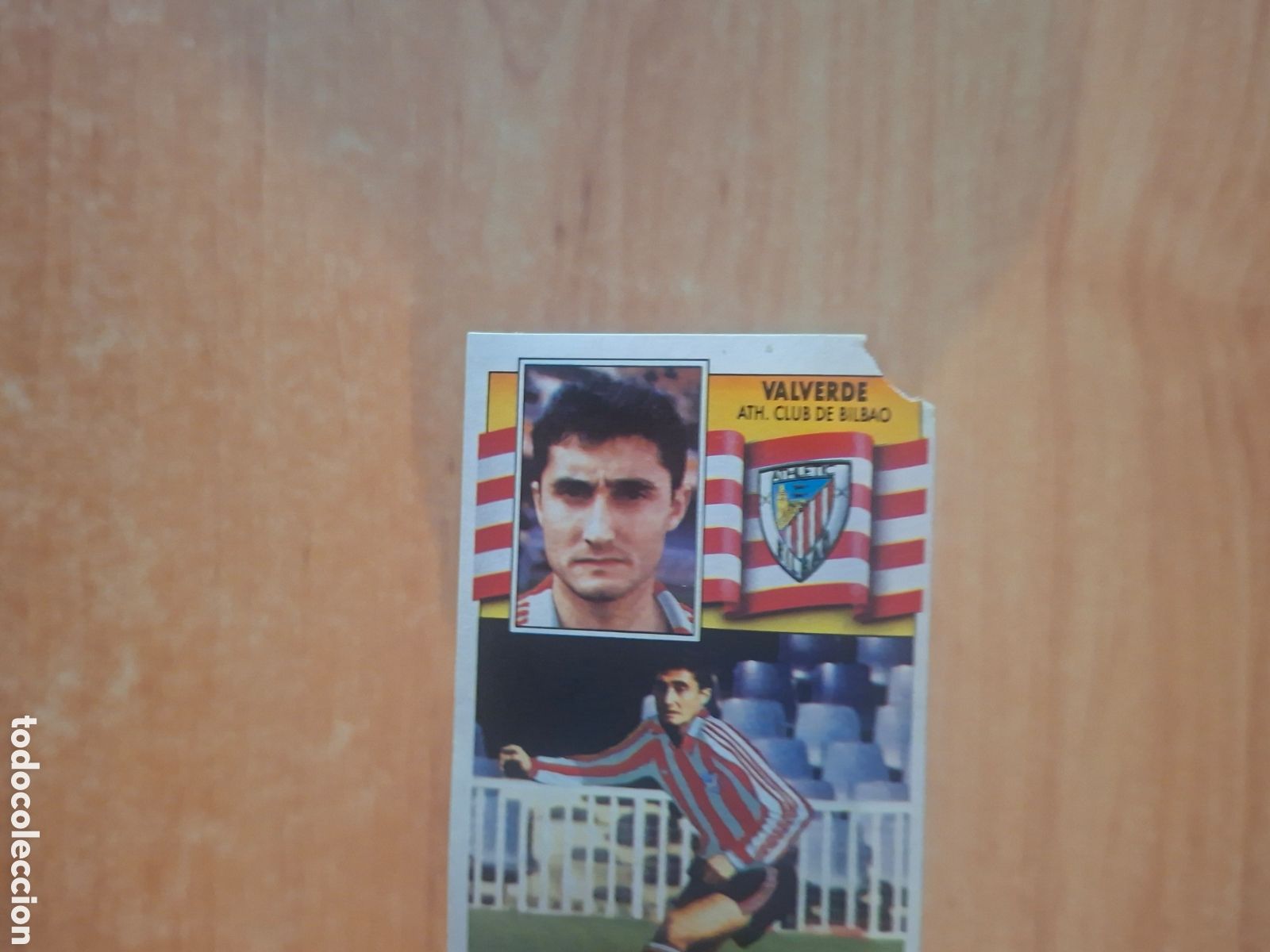 Colecionismo Cromos antigos: Este 90 91 valverde Bilbao mal estado 36fichaje despegado ver fotos