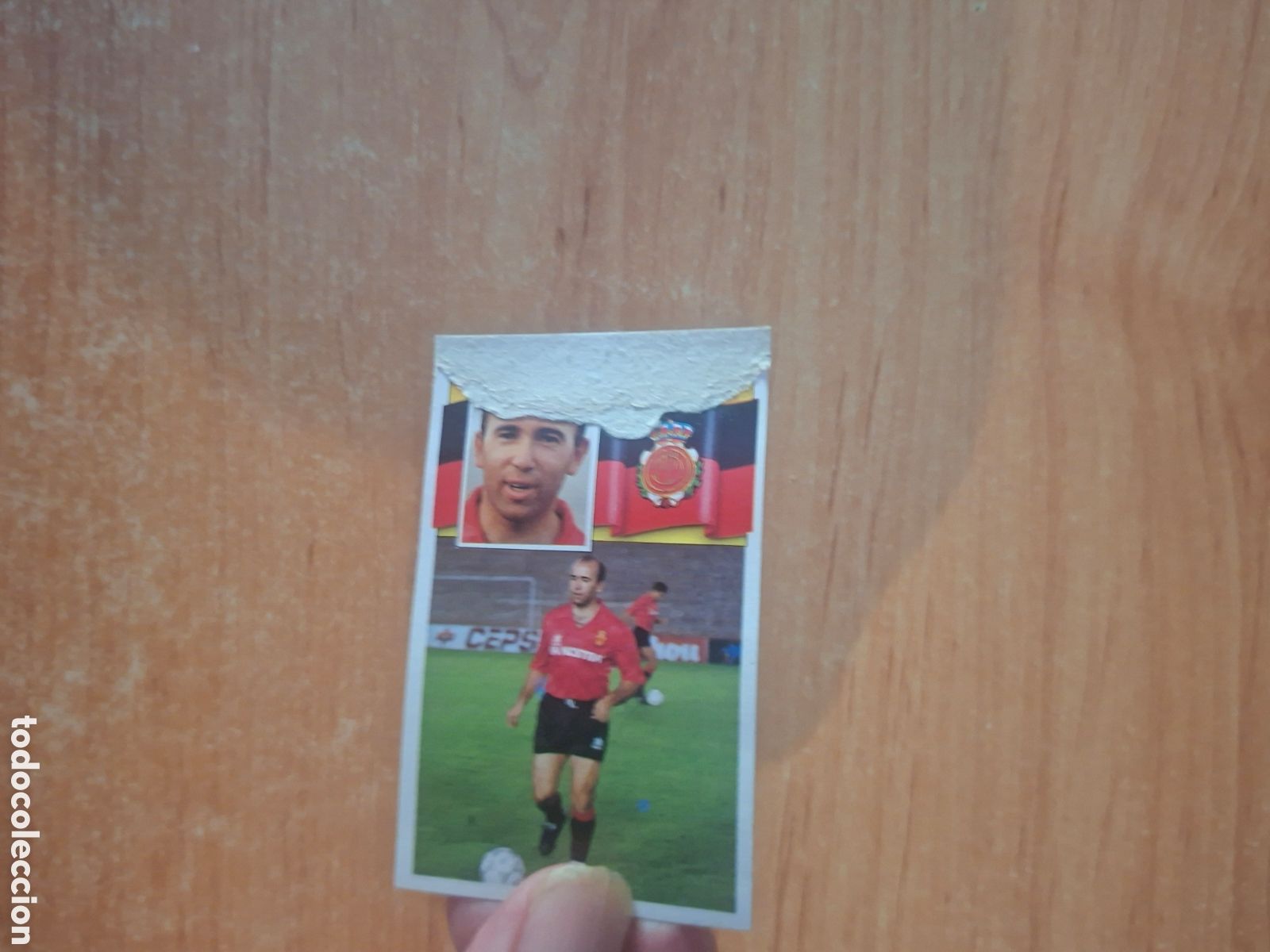 Colecionismo Cromos antigos: Este 90 91 marina Mallorca mal estado por delante coloca despegado ver fotos