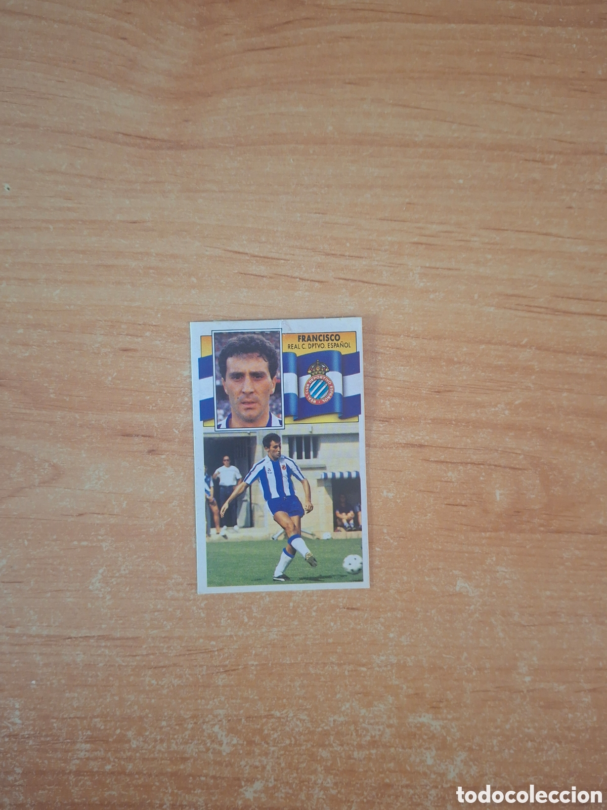 Coleccionismo cromos antiguos: Este 90 91 Francisco espa&ntilde;ol coloca despegado ver fotos